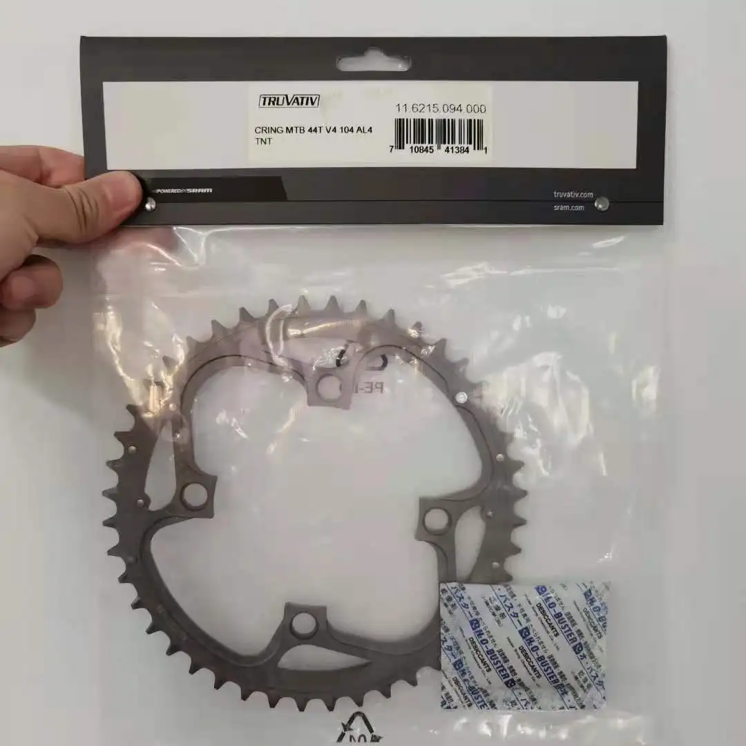 SRAM  Truvativ MTB Chainring 44T, BCD104, 4-Arm - Black / Grey, 11.6215.186.000 / 11.6215.094.000