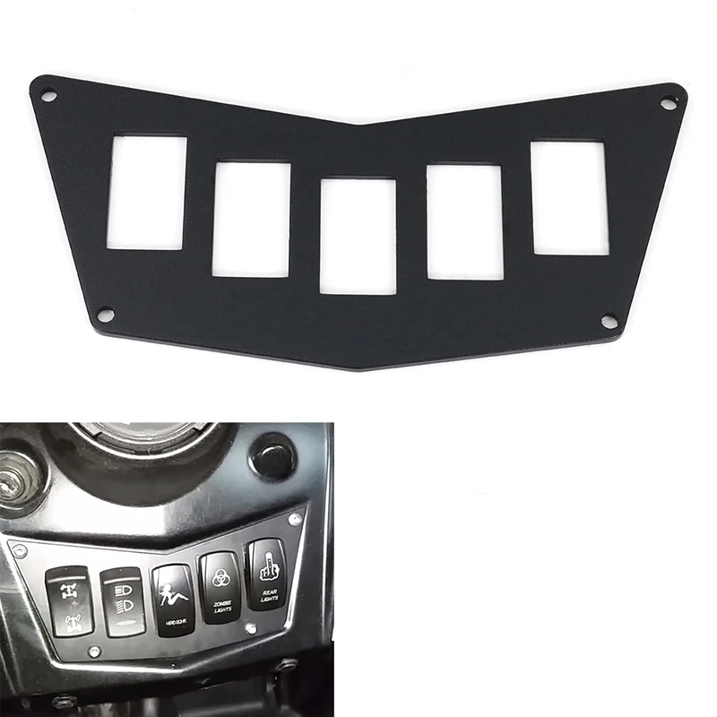 

Motorcycle Accessories Aftermarket Fit For Polaris RZR XP 900 800 570 2008-2014 Auxiliary Shelf Dash Panel