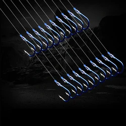 10 pairs/lot Steel Fishing Hooks high carbon carp hook japan saltwater sea fishing anzol line tied B348