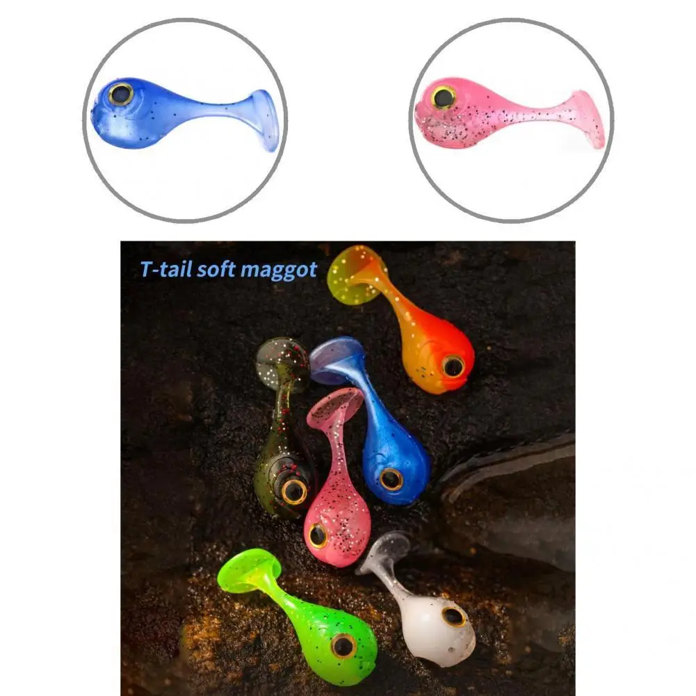 Soft Lure PVC Crankbait Flexible Anti-rust  Fashion Lightweight Attractive Soft Lure