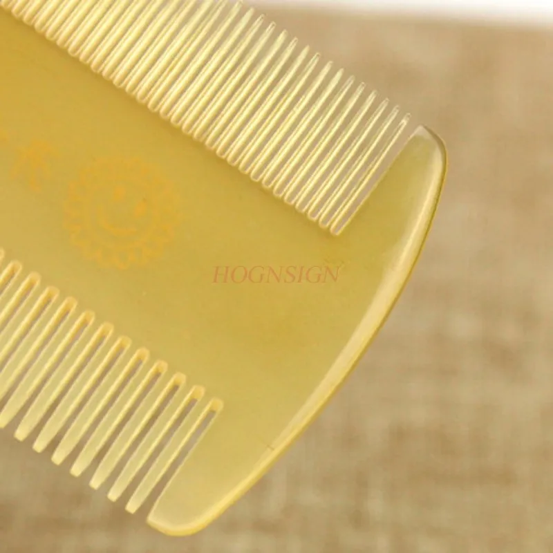 yak horn comb dandruff comb Authentic Natural Yak Horn Combs Scorpion Dense Teeth Anti Static Hair Loss Encryption Dandruff Comb