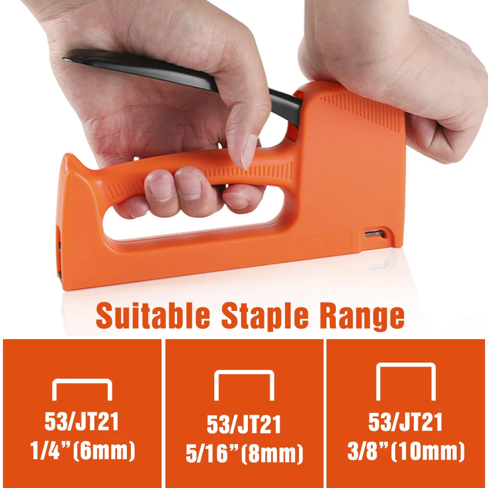 ValueMax Light Duty Staple Gun Manual Stapler Hand Tool Nail Gun Household Tool with 1600PC Staples