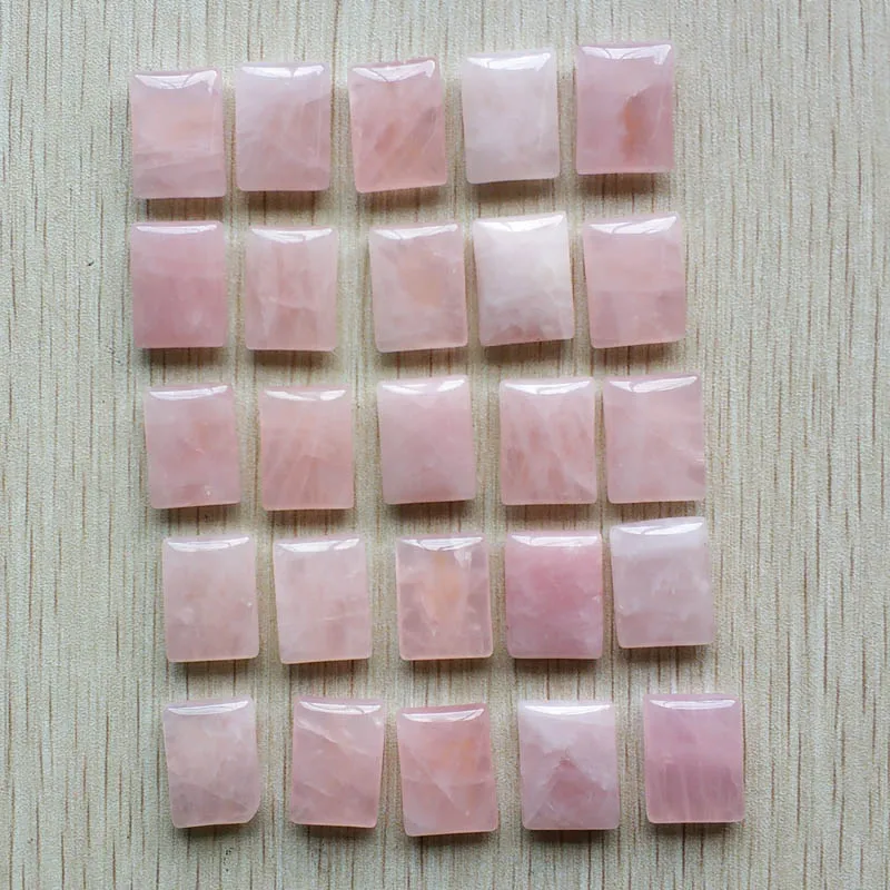 Wholesale 25pcs/lot rose quartz Natural Stone Viking Runes Amulet Set Reiki Healing Crystals Divination Tumbled rectangle Stones