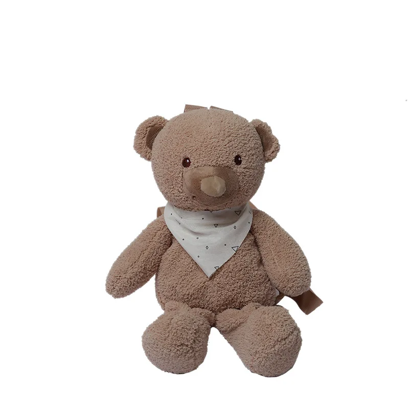 Nuovo stile sciarpa orsacchiotto bambola zaini di peluche per bambini orso zaino cane Koala peluche borsa da donna regalo per ragazze animali