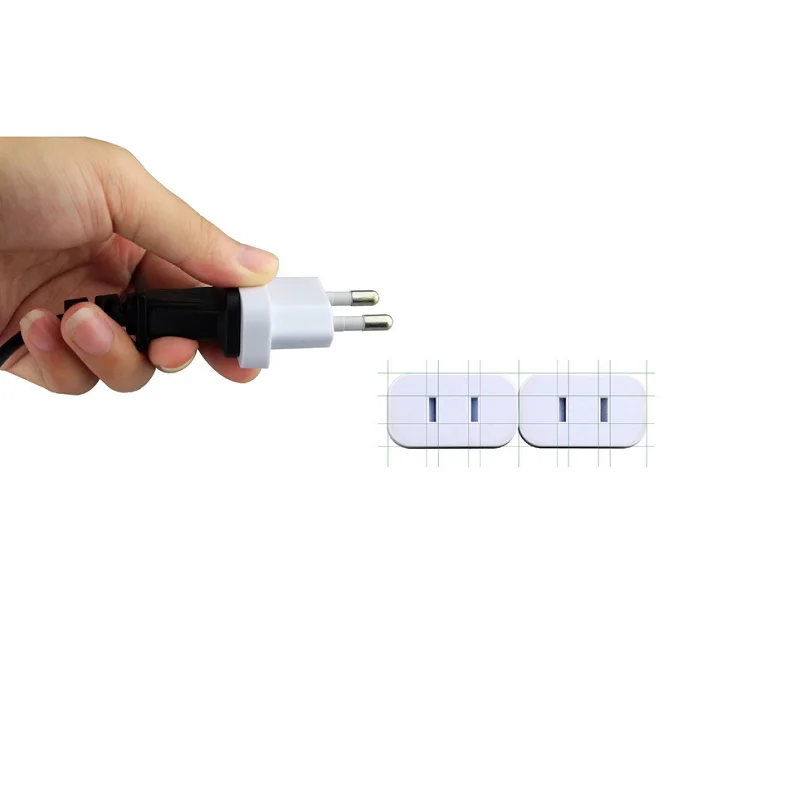 4,0/4,8 мм США ЕС Подключите адаптер питания переменного тока адаптер для путешествий на мобильный телефон стены зарядки Мощность С EU на US адаптер us to eu переходник для розетки adaptador enchufe americano a europeo