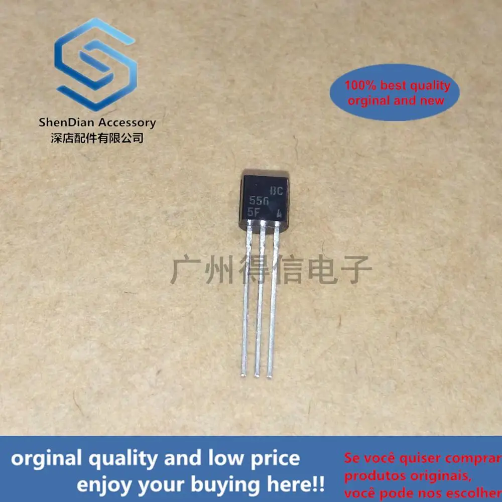 30pcs 100% orginal new BC556A BC556 556 TO-92 PNP general purpose transistors real photo