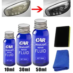 10/30/50ml Auto Car Headlight Repair Liquid Headlight Polishing Anti-scratch And Maintenance Liquid Kit Rearview Mirror Coating