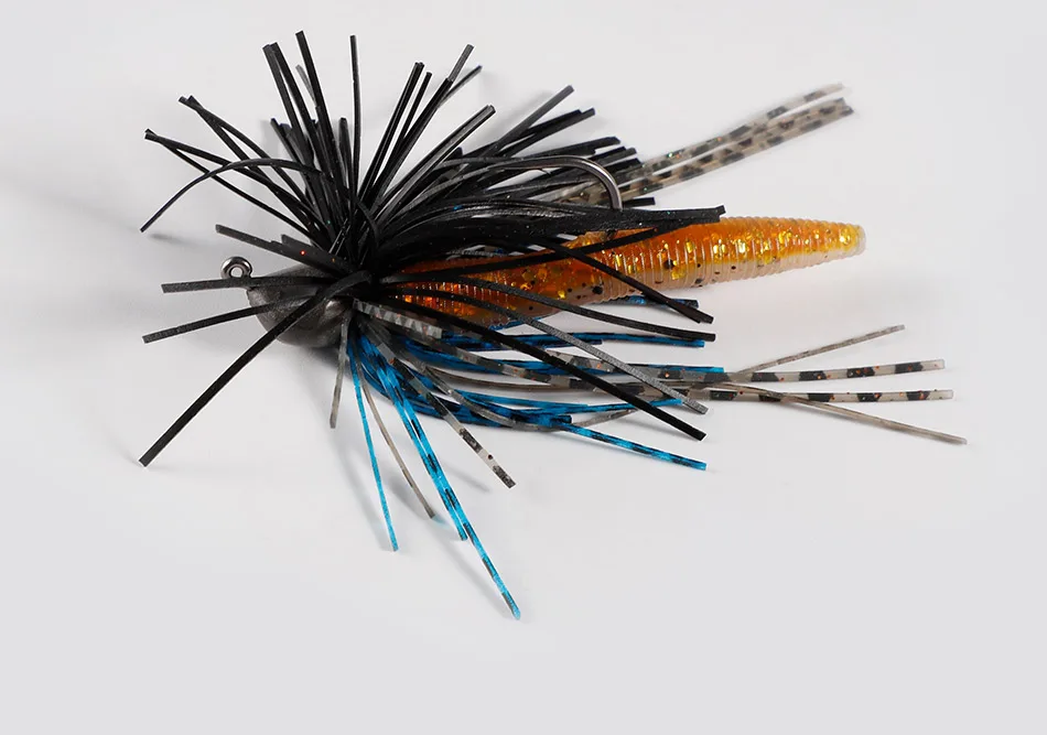 Noeby Stick Wurm 50mm 1,2g 6 stücke Silikon Wobbler Ned Rig Wacky Rig Spinner Köder Bass Finesse Hecht angeln Lockt – Detail 5