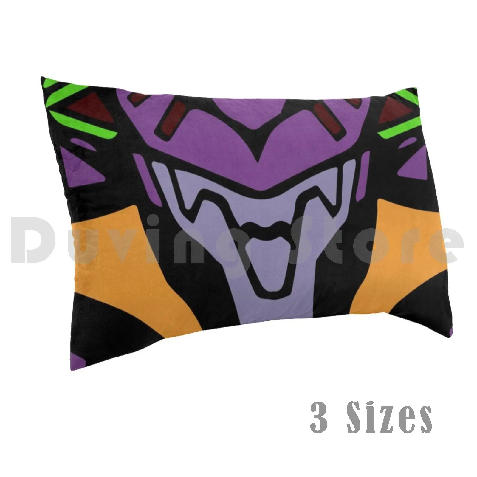 Eva 01 Face Pillow Case DIY 50*70 Eva01 Anime Robot Geek Nerd Angel Adam Unit Eve