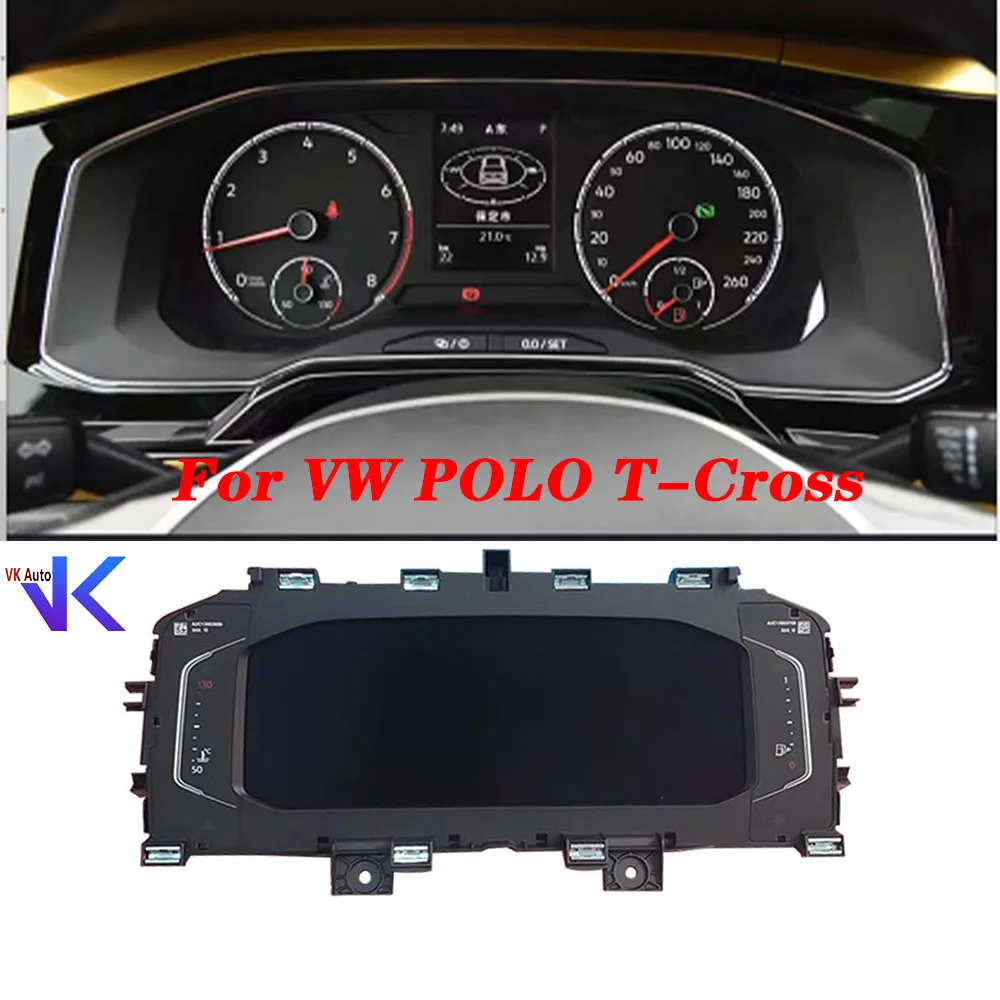 

For VW POLO 2019-2022 T-Cross 2019-2022 virtual cockpit lcd instrument digital panel lcd instrument