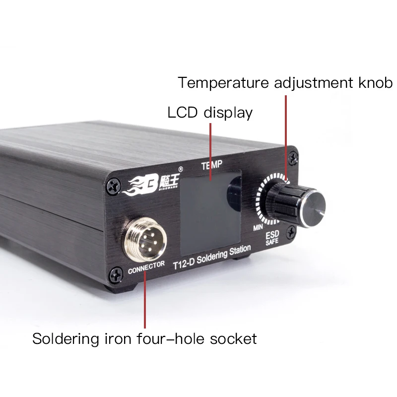 Biaowang T12 soldering station high-power digital display electric soldering iron adjustable constant temperature mobile phone r