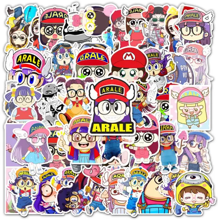 10/30/56pcs   Anime Cartoon Alale Graffiti Waterproof Skateboard Travel Suitcase Phone Laptop Luggage Classic Stickers Cute Kids