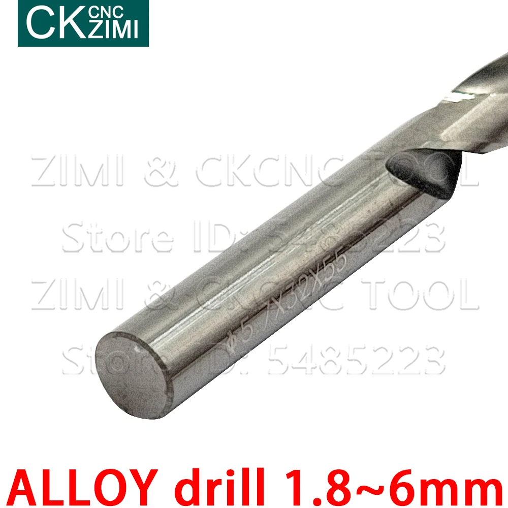 1P 1.8-6มม.คาร์ไบด์บิตสำหรับสแตนเลสไม้Twistเจาะรูเจาะโลหะเครื่องกลึงCNC