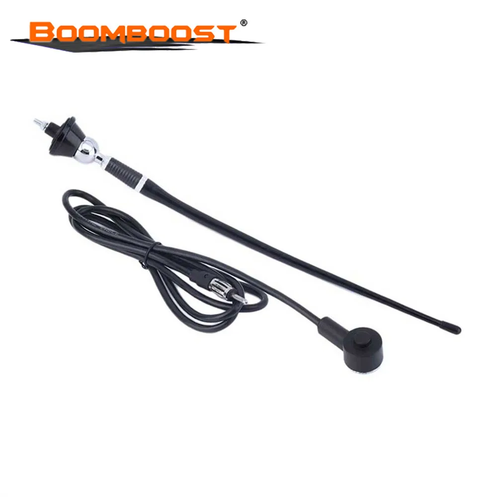 44cm Roof Antenna with 1.3m Cable Car Universal AM FM VICS Salt Waterproof Shockproof Car Ant