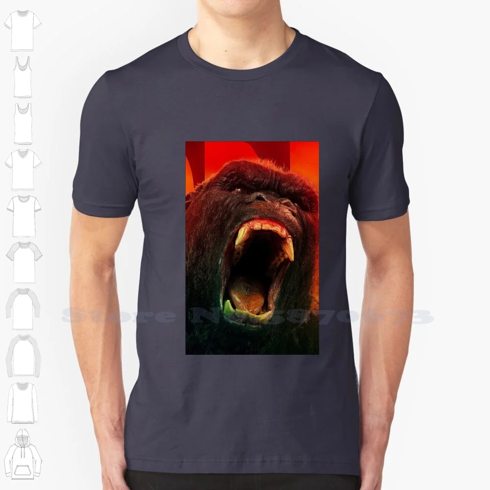 Kong 100% Cotton T-Shirt Trending Vs Kong Best Selling Best Product Best Category Good Fight Movie Images