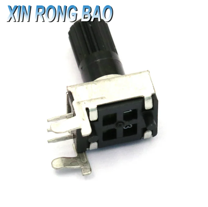 10pcs Rv09 Vertical 12.5mm Shaft 1k 2k 5k 10k 20k 50k 100k 0932 Adjustable Resistor 9 Type 3pin Seal Potentiometer