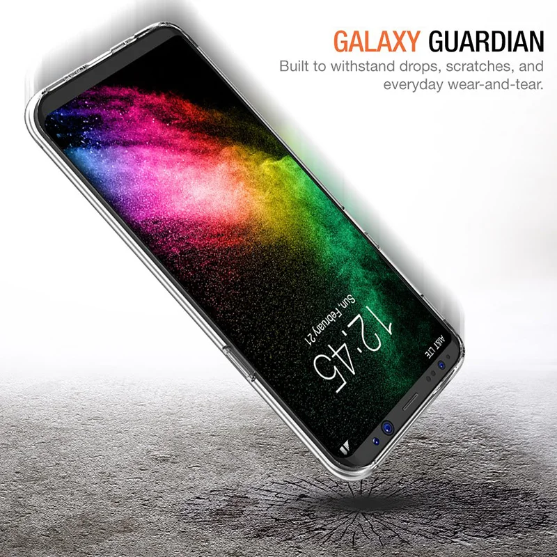 Ultrathin Silicone Transparent TPU Phone Cases for Samsung Galaxy S8/S8 Plus S8Plus Back Cover Camera Protective SamsungS8Plus