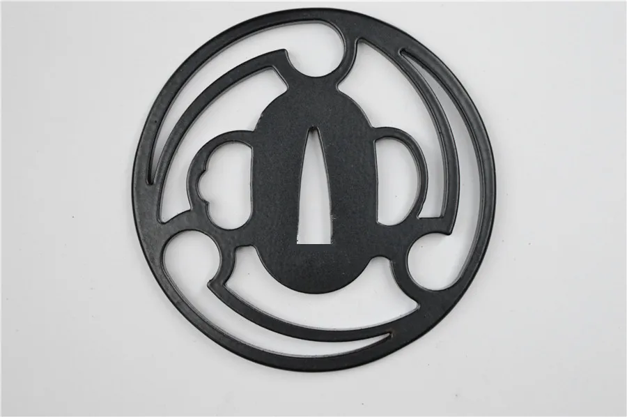 Steel Tsuba Guard For Japanese Samurai Sword Katana Wakizashi Accessory