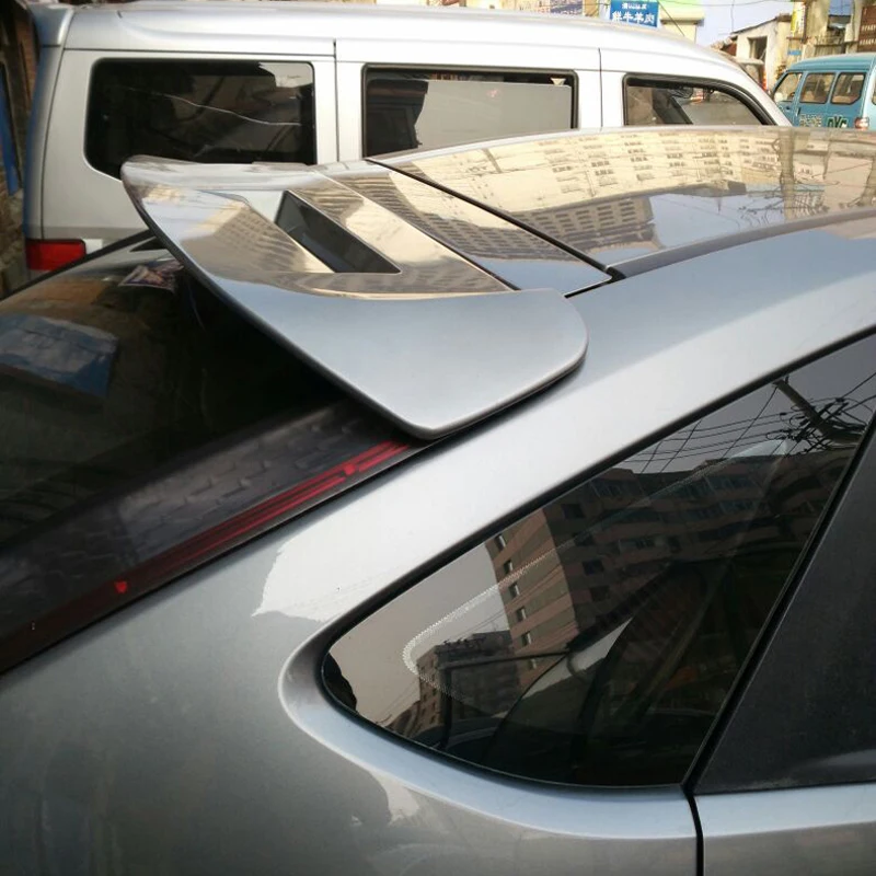 Para Ford Focus Spoiler Material ABS de alta calidad alerón trasero de coche Primer Color alerón trasero para Ford Focus Spoiler 2009-2011