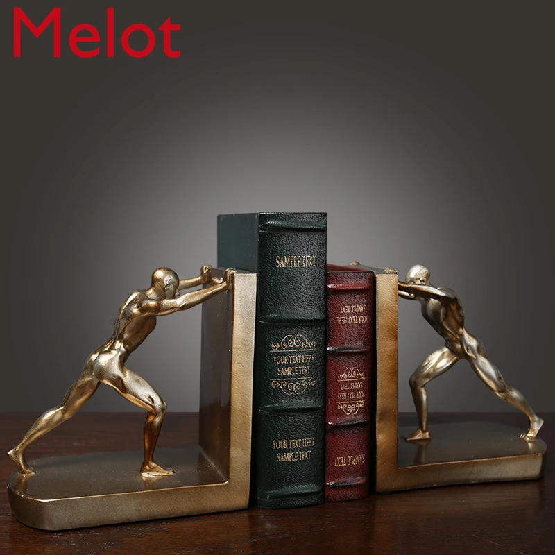

Nordic Creative Simple Modern Character Bookmark Book Stand Book End Decoration Office Study Desk Sample Lucky Home Decoration