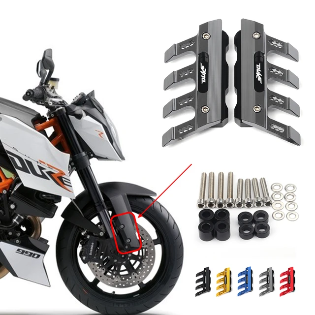 For KTM 990 Super Duke(990 Super Duke r) Motorcycle CNC Accessories  Mudguard Side Protection Block Front Fender Anti-Fall Slider - AliExpress