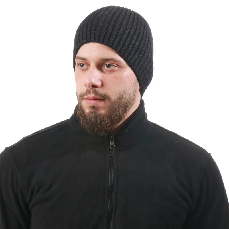 CAMOLAND Winter Warm Knitted Beanies Male Outdoor Sport Windproof Hedging Caps Comforable Soft Hiking Cycling Beanies