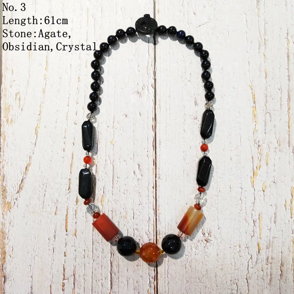 

LiiJi Unique Stocksale Necklace Agates Crystal Carnelian Onyx Necklace Only 1PCS each stock Jewelry for Women