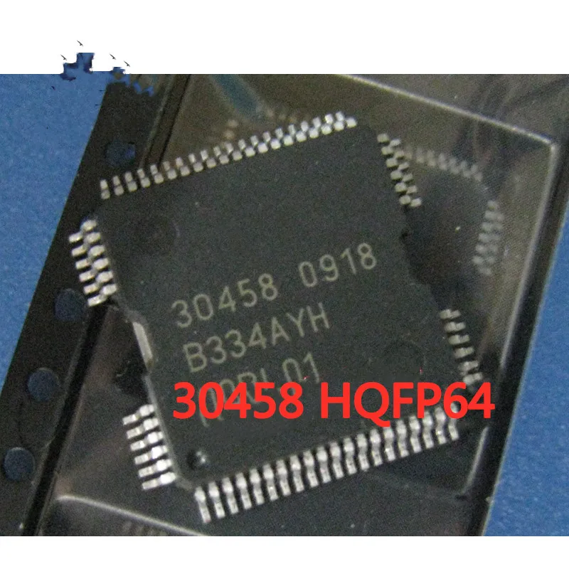 1PCS   30458   HQFP64  Diesel computer board IC main relay control drive chip   In Stock