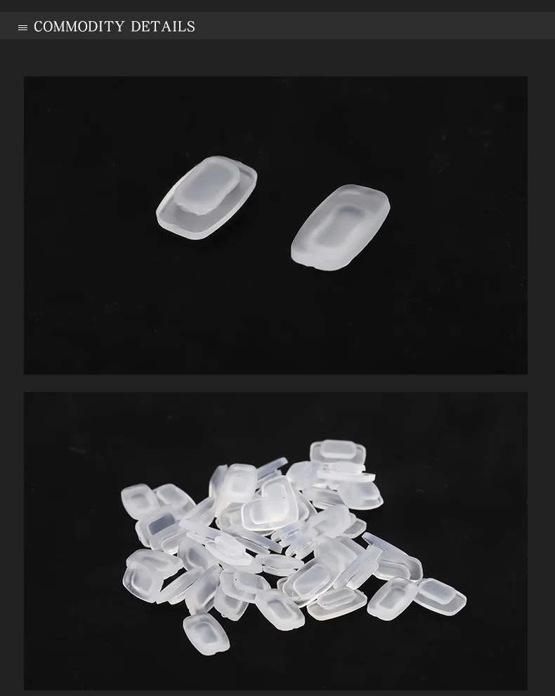 (25 Paar) Nasenpads für Brillen, zum Einrasten, Brillenzubehör CY022 – Detail 3