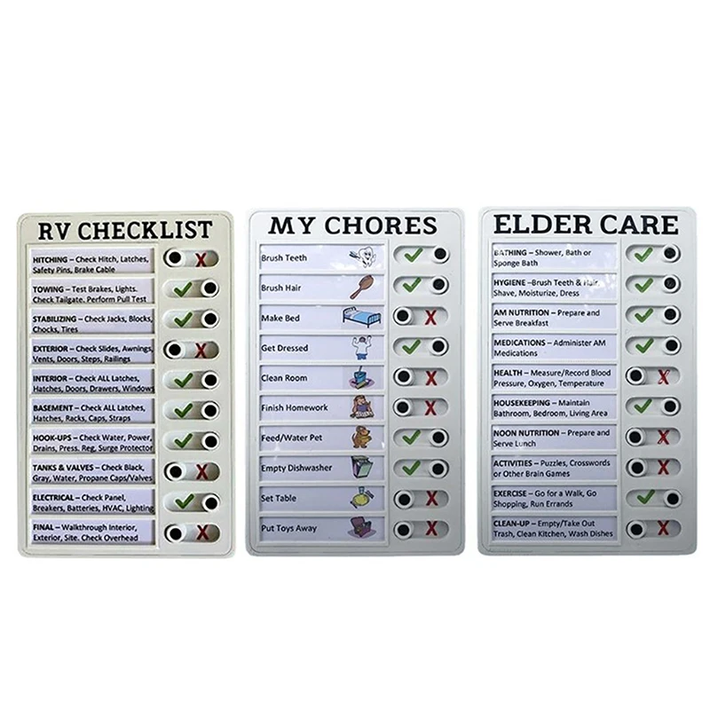 Multifunctionele Muur Opknoping Checklist Memo Boards Verstelbare Mijn Klusjes Checklist Board Rv Home Klaslokaal Checklist Memo Board