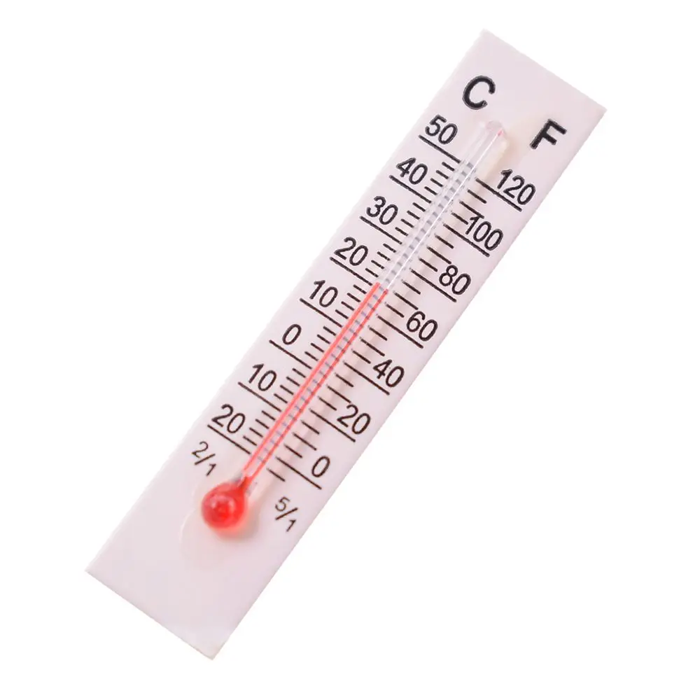 10/20PCS  Miniature Paper Cardboard Thermometer Simple Style house Indoor Outdoor Small paper thermometer thermometer Kitchen