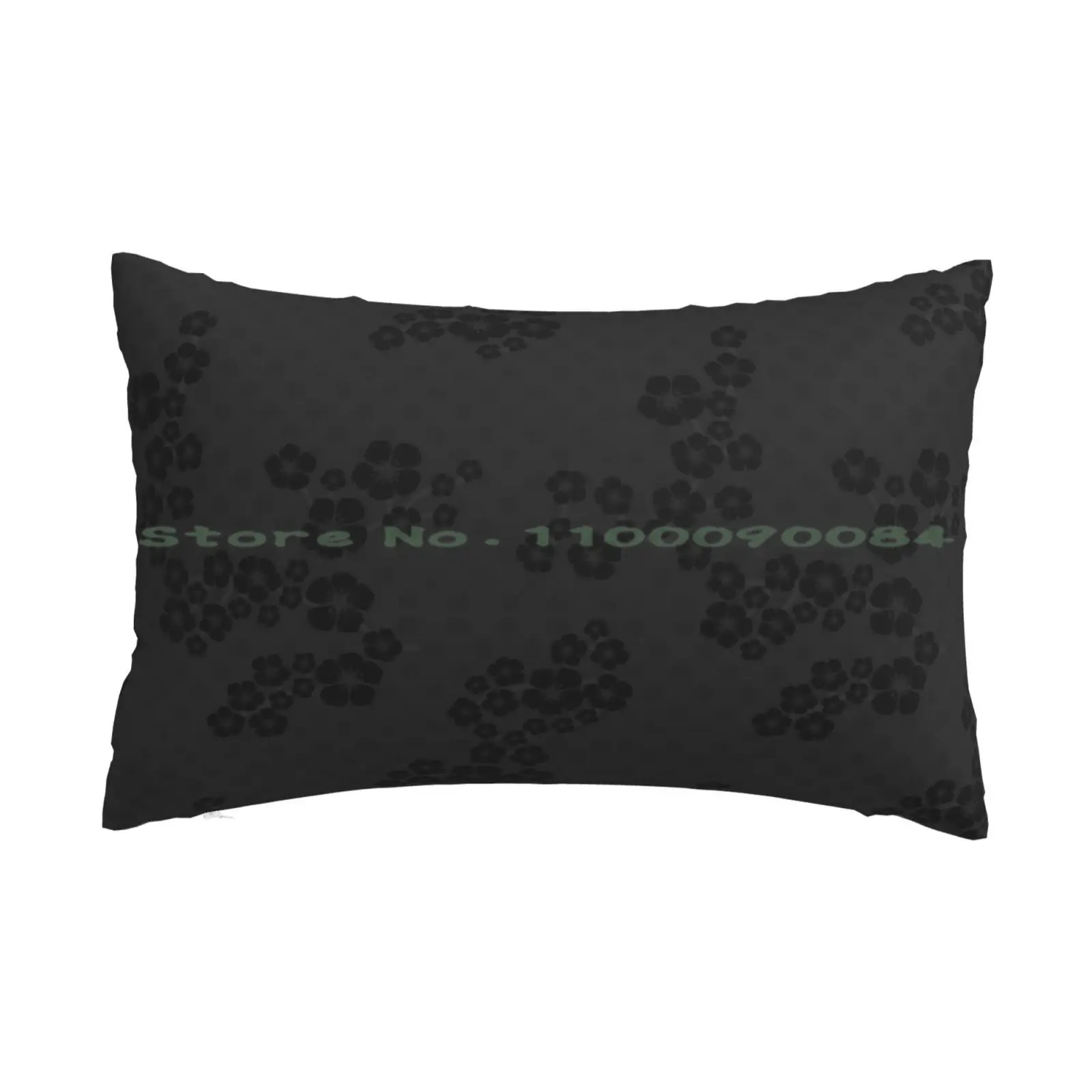 Pattern #4-Cherry Blossom Black Pillow Case 20x30 50*75 Sofa Bedroom Protective Nurse Respiratory Safety Breathing Colourful