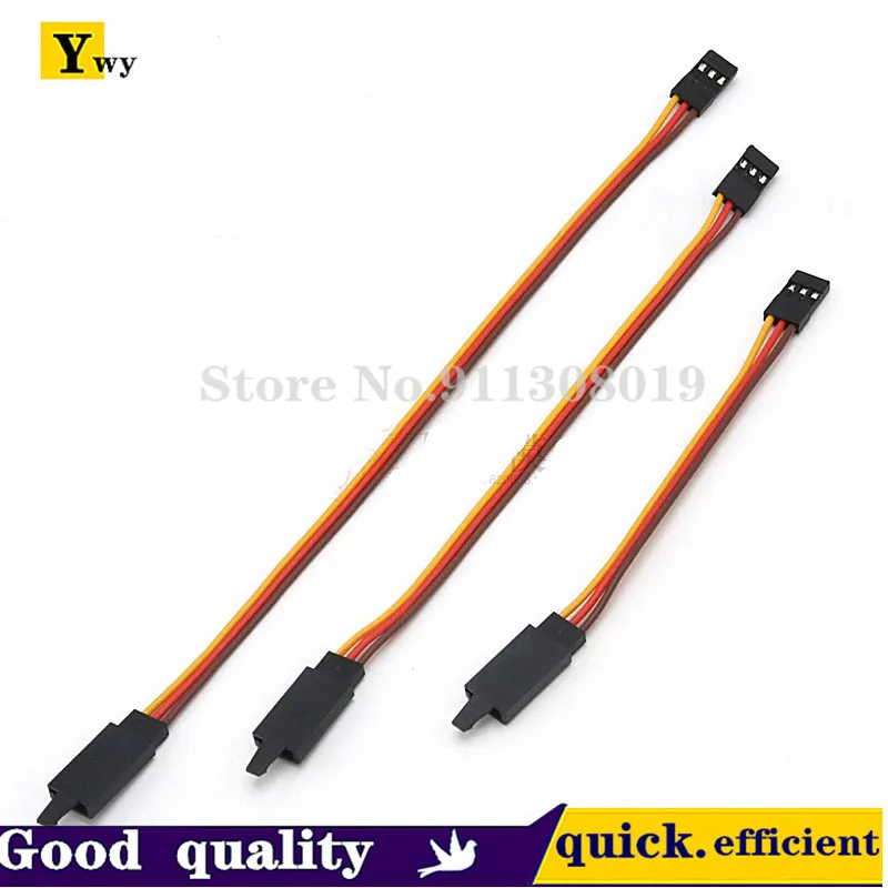 4PCS/6PCS/10Pcs 10CM/15CM/30CM/50CM/100CM/200CM Servo Extension Lead Wire Cable For RC Futaba JR Male to Female 30AWG