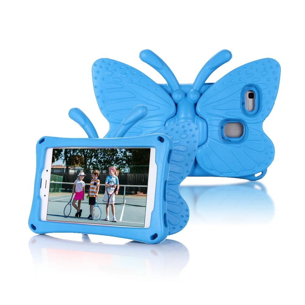 Case For Samsung Galaxy Tab A7 Lite 8.7 2021 SM-T220 SM-T225 Non-toxic EVA Materials Cute Cartoon butterfly Kids Tablets fundas