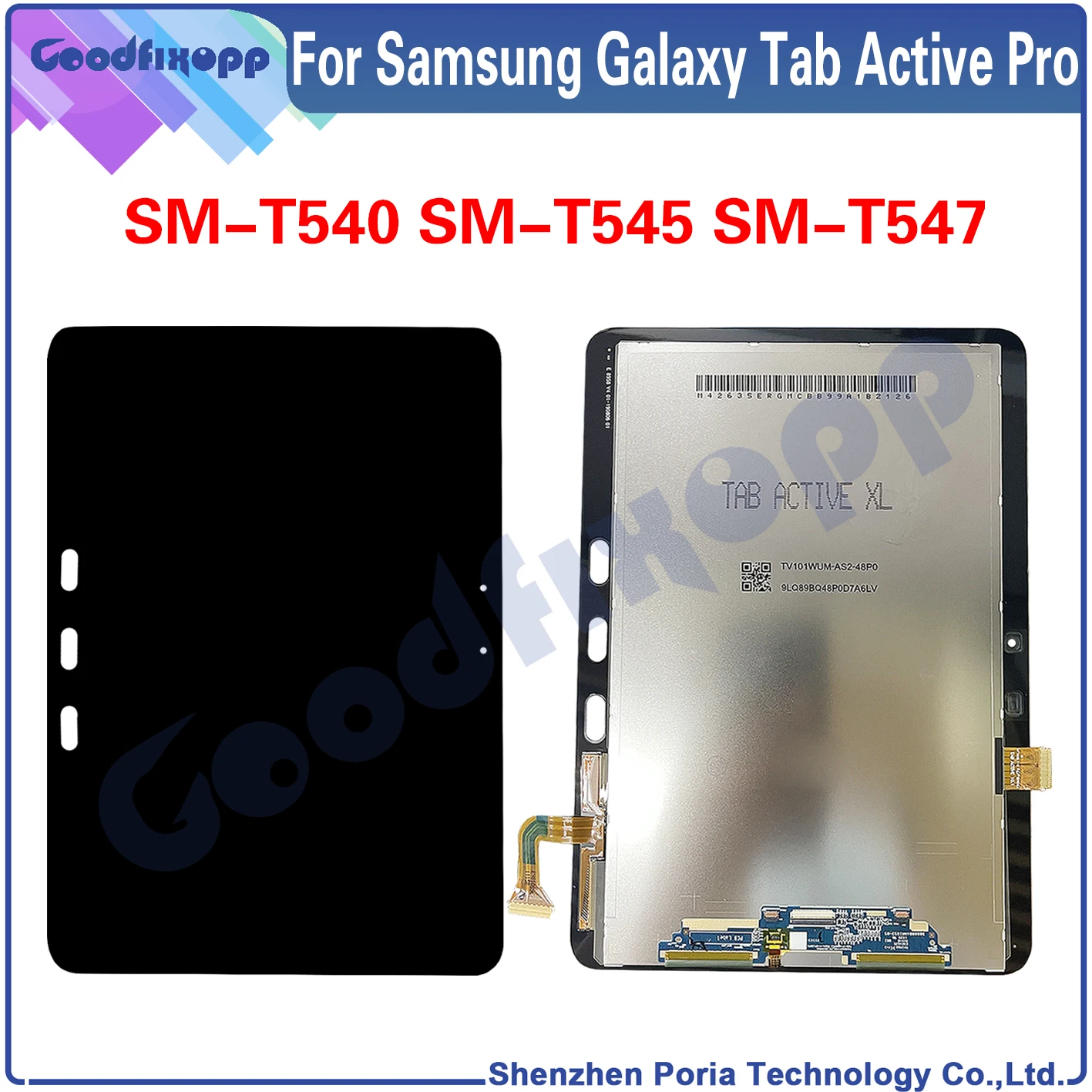 

100% тест для Samsung Galaxy Tab Active Pro SM-T540 SM-T547 T540 T545 T547 ЖК-дисплей с сенсорным экраном и дигитайзером в сборе