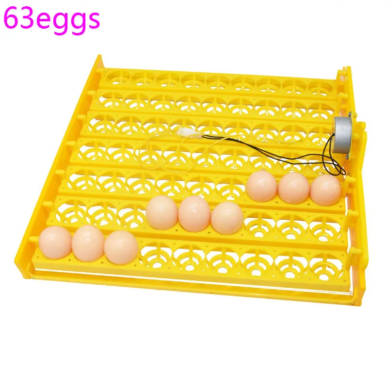 

63 Eggs Incubator Turn Tray Poultry Incubation Equipment Chickens Ducks And Other Poultry Incubator Automatically Turn Eggs