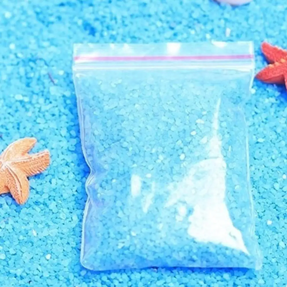 1 bolsa de arena azul para miniaturas, Terrario de musgo de jardín de hadas, artesanía, figuritas de bonsái, suministros, productos de accesorios