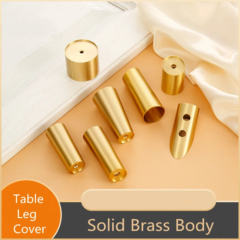 

Simple Copper Table Foot Cover Home Decoration Parts Brass Table Chair Sofa Leg Cover Furniture Hardware Accessories SZ-21020601