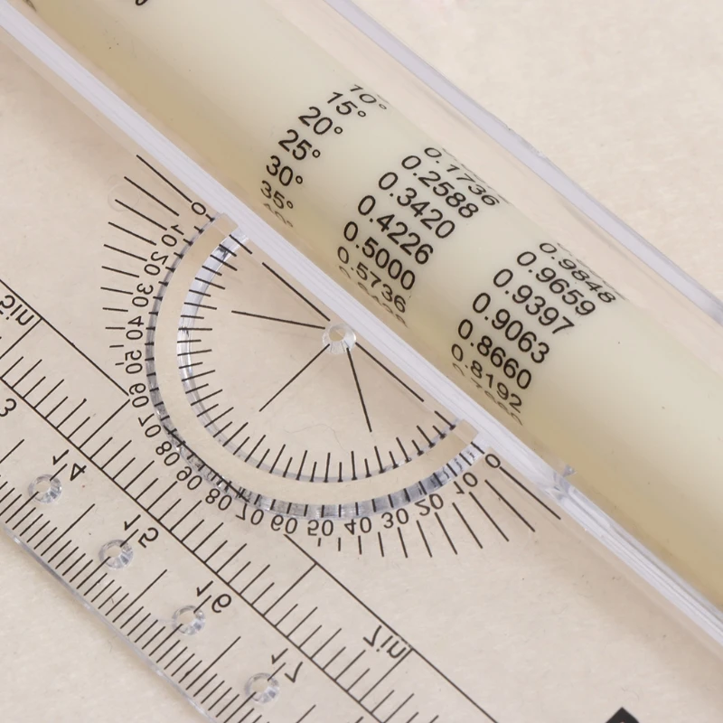 Rolling Parallel Liniaal Voet Inch Metrische Hoek Regel Balancing Schaal Multifunctionele