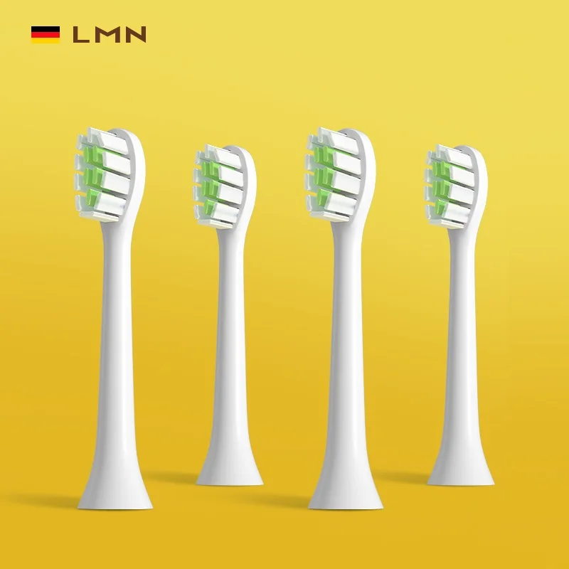 Lmn n1 escova de dentes elétrica original cabeça da escova (4 peças)