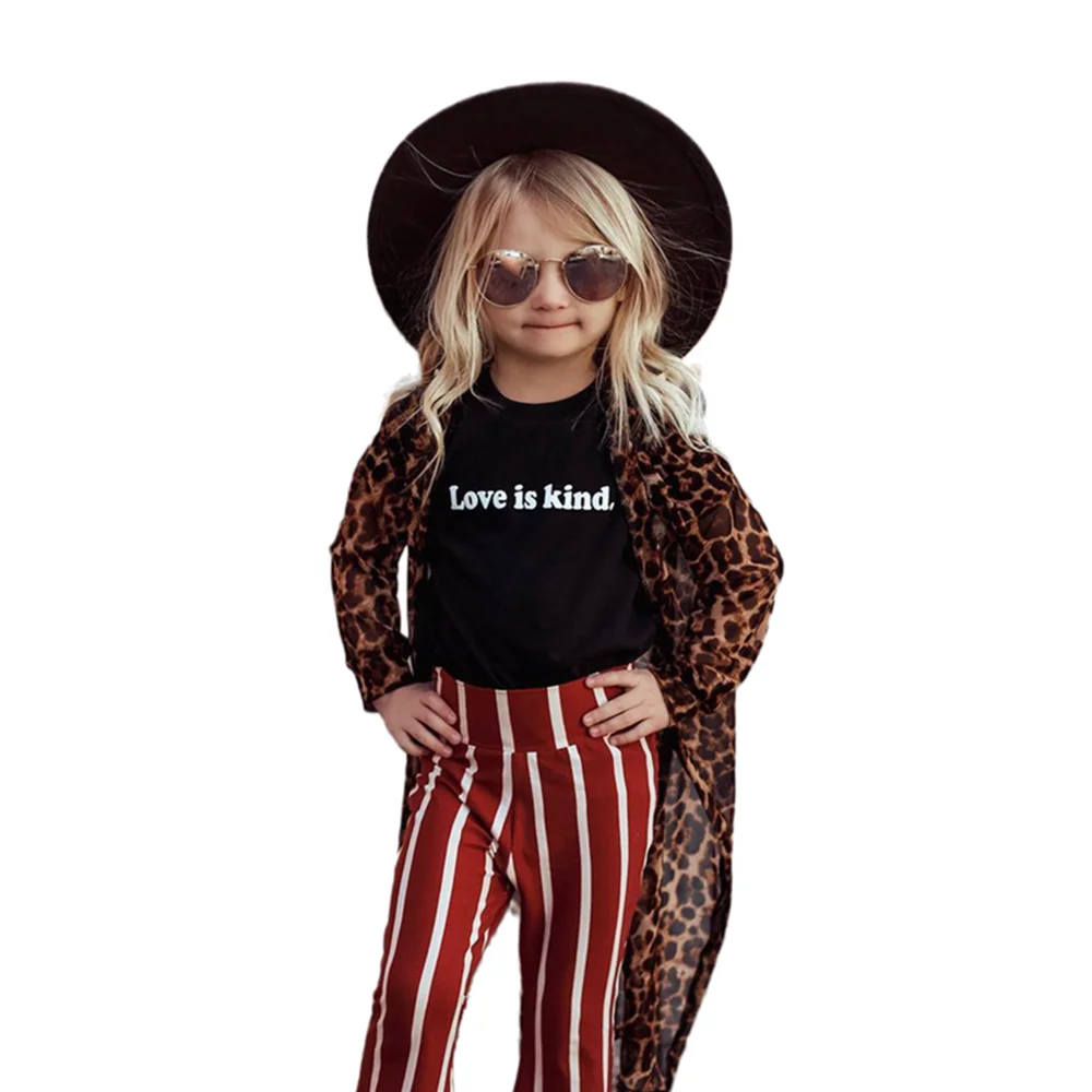 

Retro Style Summer Cotton Tee Shirt For Child Fashion Kids Tshirt With Love Is Kind Print
