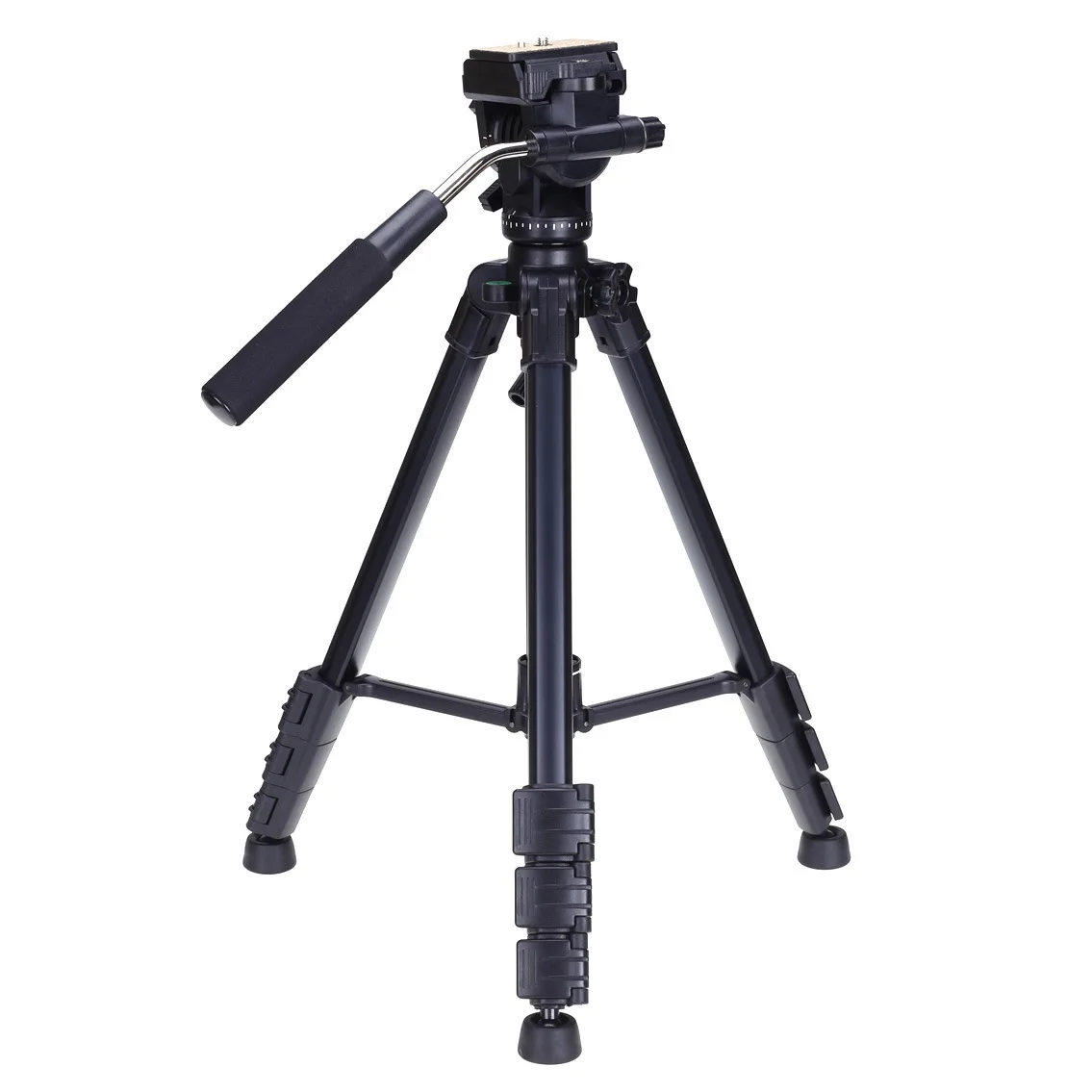 YUNTENG VCT-691 Aluminum Tripod professional hydraulic head suitable for SLR camera tripod outdoor photography With handbag