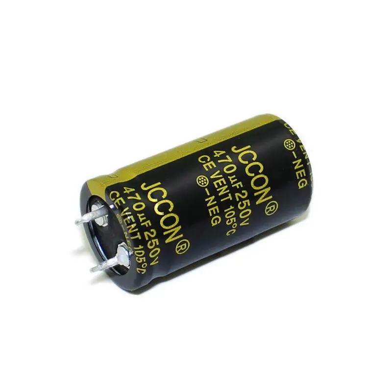 250v470uf JCCON سميكة القدم كهربائيا مكثف حجم 25x30 22*40 العاكس السلطة