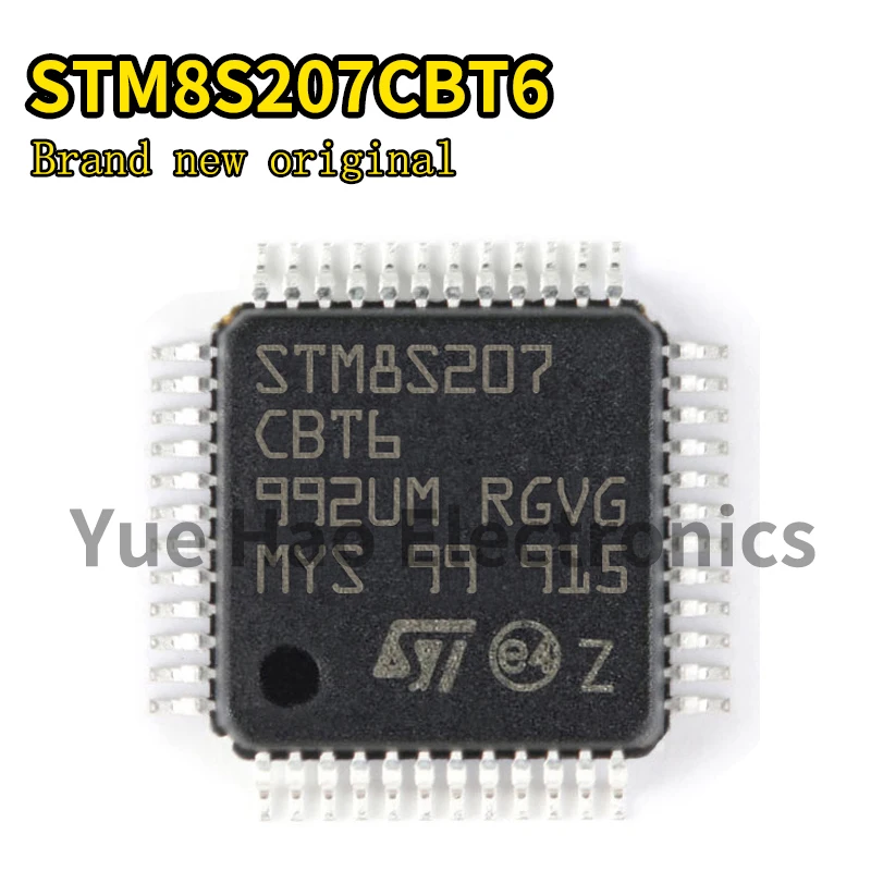 STM8S207CBT6 STM STM8 STM8S STM8S207 STM8S207C STM8S207CB IC MCU 8BIT 128KB FLASH LQFP-48