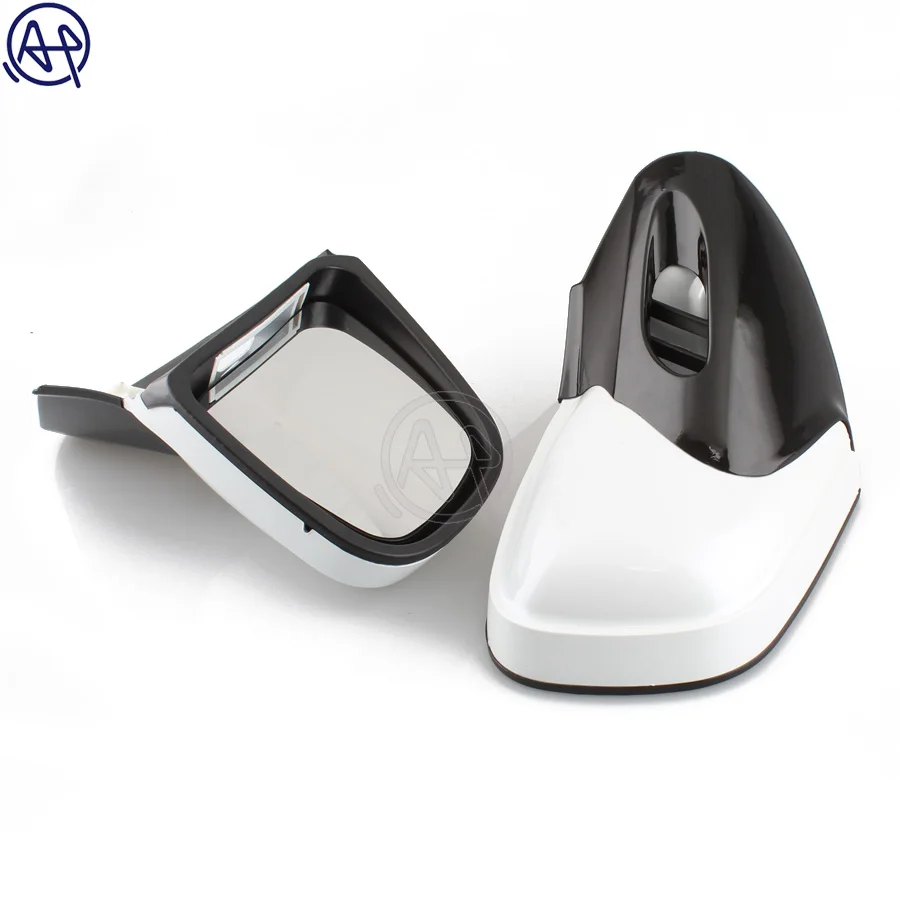 ABS White+Black Motorcycle Rearview Side Mirrors 1Set For BMW K1200 LT K1200M 1999 2000-2008