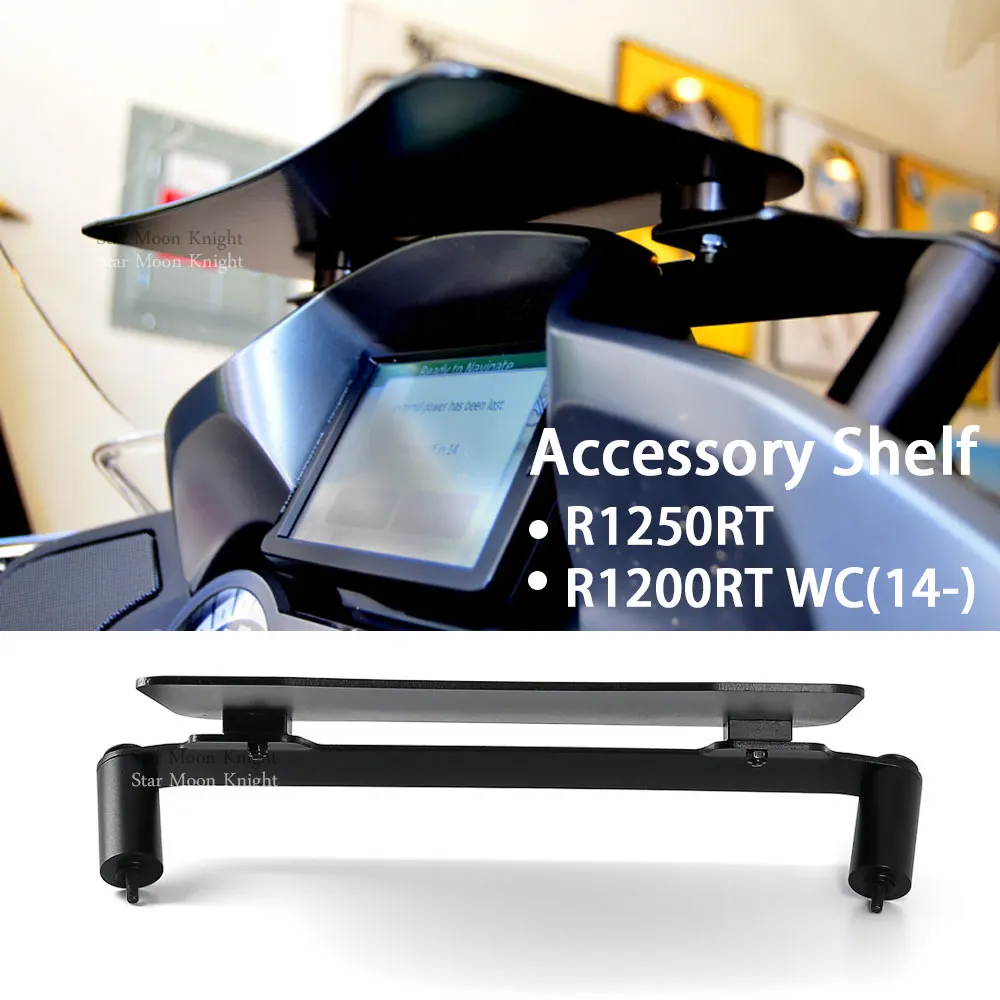 

Motorcycle Electronic Equipment Accessories Shelf support GPS Plate Navigation Bracket For BMW R1250RT R1200RT R 1250 1200 RT WC