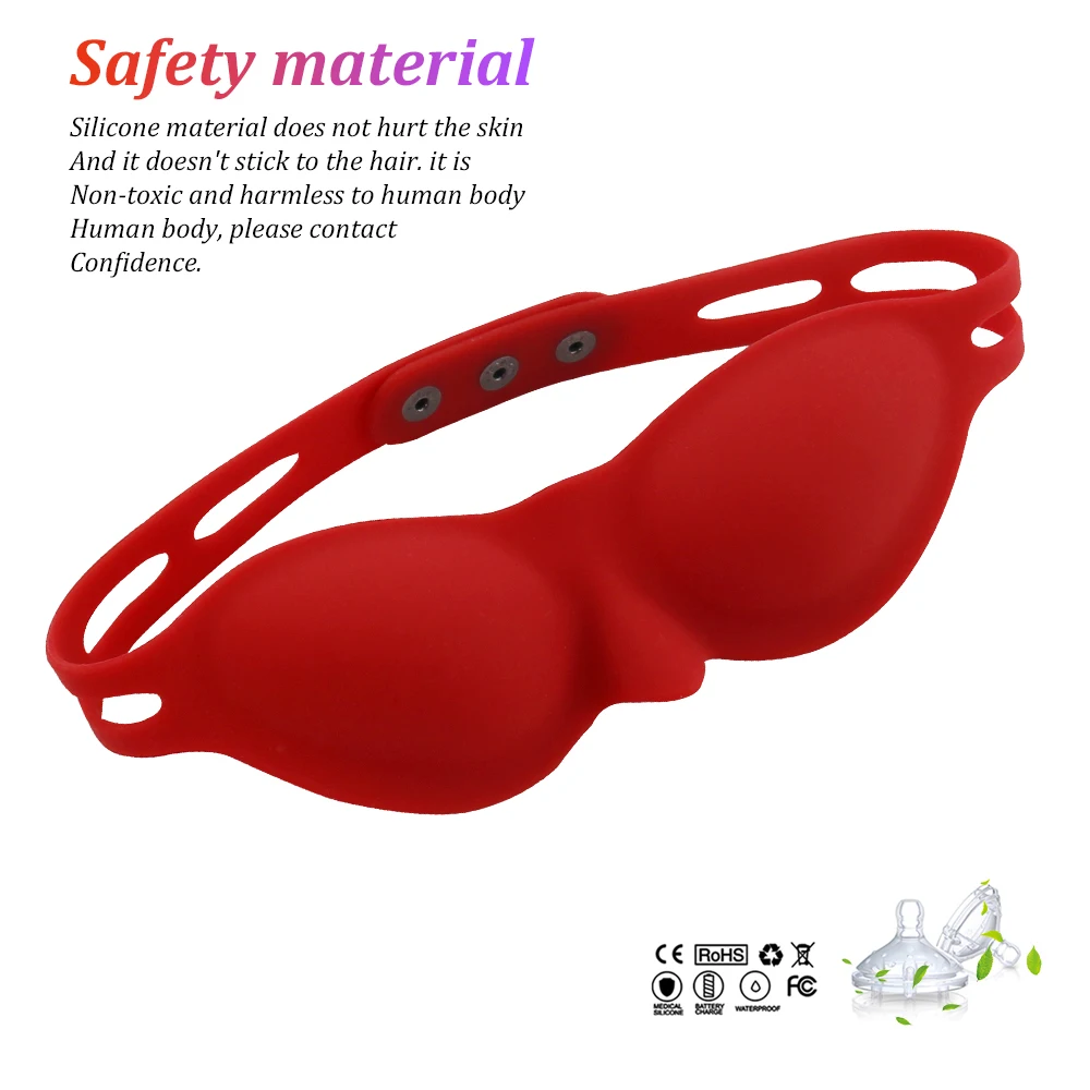 Silicone Blindfold Soft Eye Patch Masquerade Role Play Erotic Eye Mask Flirt Slave Restraints Sex Toys for Couples BDSM Bondage