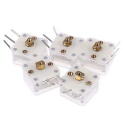 5Pcs/lot Variable Capacitor Duplex 223p 60pf/140pf 2.1mm Hole Shaft Radio Variable CapacitorS!