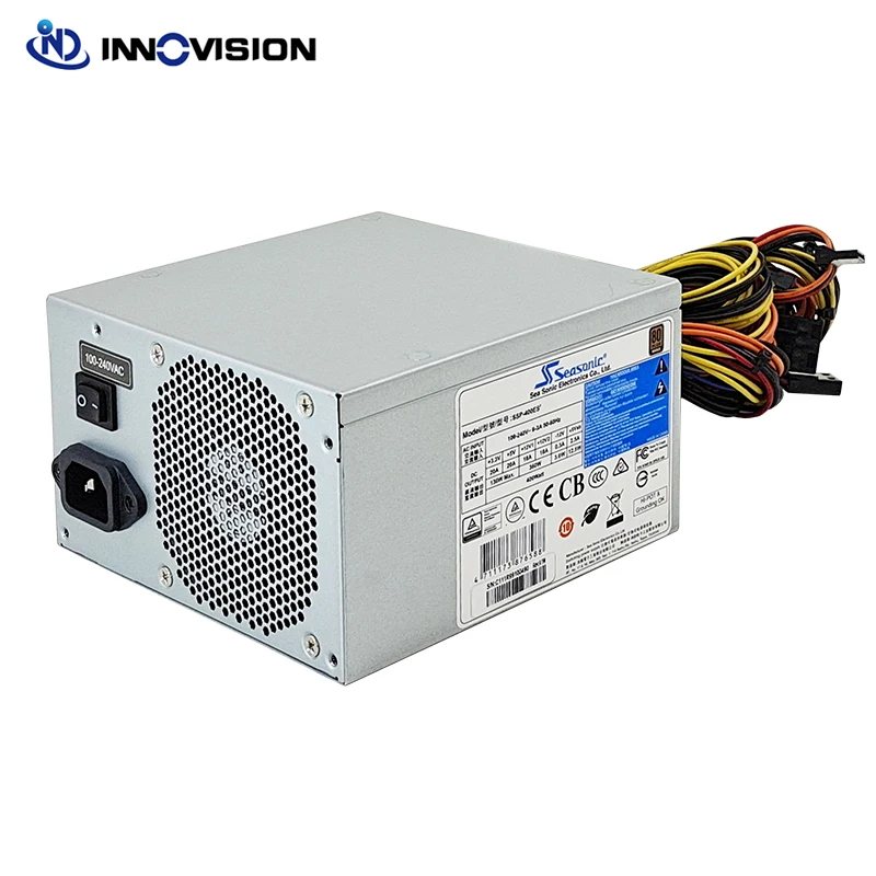 Imagem -03 - Fonte de Alimentação Original Brandnew Seasonic Ssp400es2 400w 80plus Brozen 100v240v Psu Atx para Computador Servidor pc Garantia de Anos