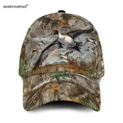 Baseball Cap Deer Hunting Wildlife Dog Printed Snapback Hat Men Women Adult Trendy Headwear Breathable Outdoor Sun Visor